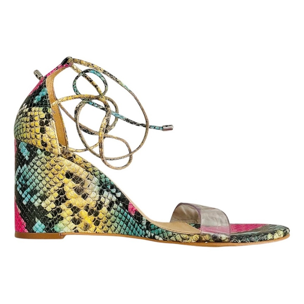 Vince Camuto Stassio Multicolor Python Embossed W… - image 4